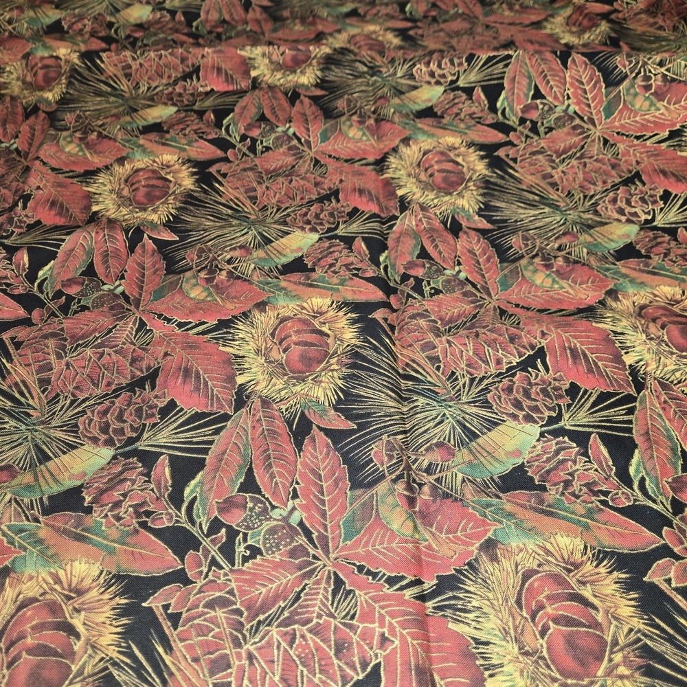 1 Yd × 44 In Fall Fabric by Joann Stores Fall Colors Quilting Sewing New